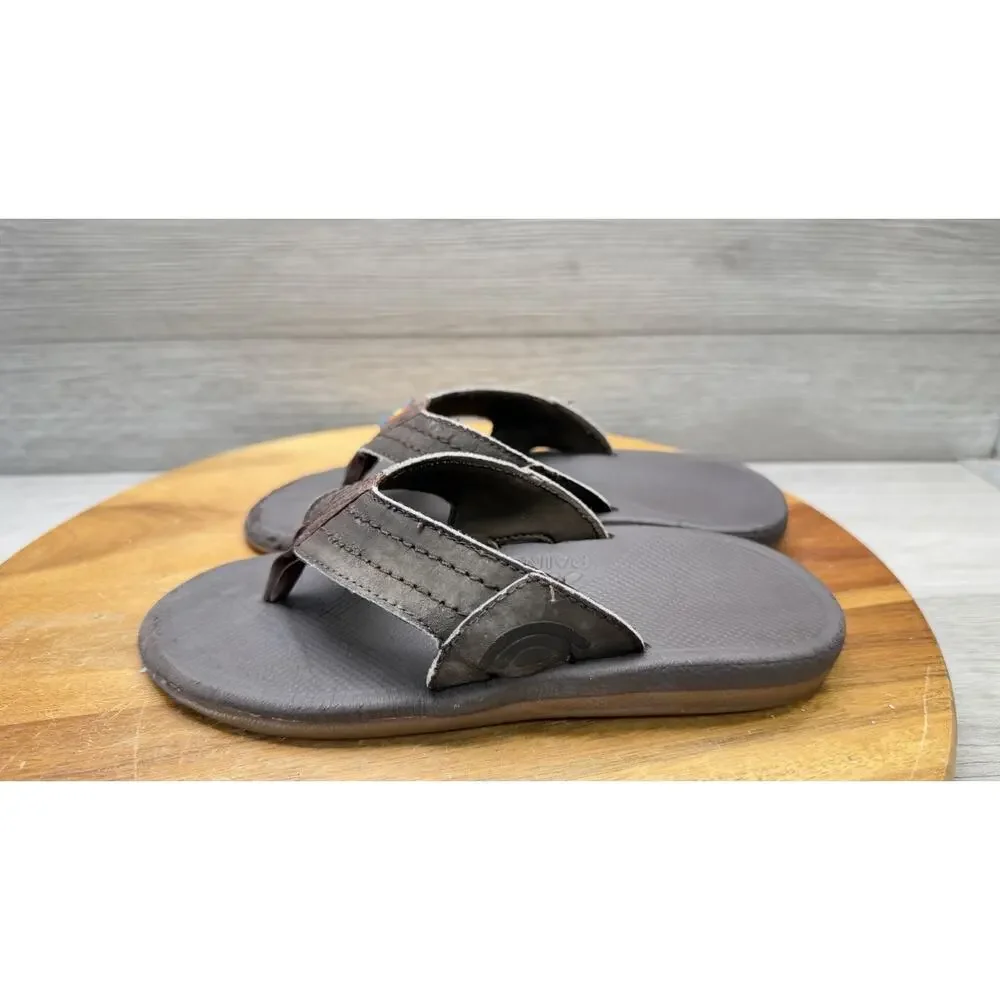 Rainbow Shoes Brown Cape Beach Summer Flip Flop Slip On Walking Size 13/1